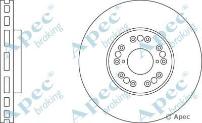 APEC BRAKING dsk316 -  Тормозной диск
